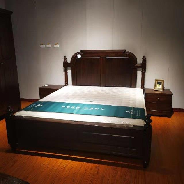 枫木床+2床头柜